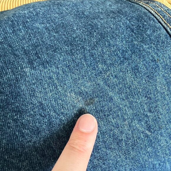 Vintage 80s Yes Clothing Co. Bedazzled Jeweled Dark Wash Denim Jeans Size 12 - Picture 8 of 8